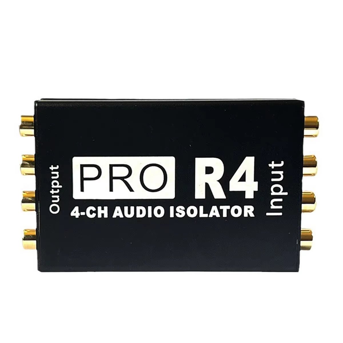 RCA Audio Isolator 4CH Audio Noise Reducer Current Silencer Ground Loop Audio Isolator for Car Audio Modification G