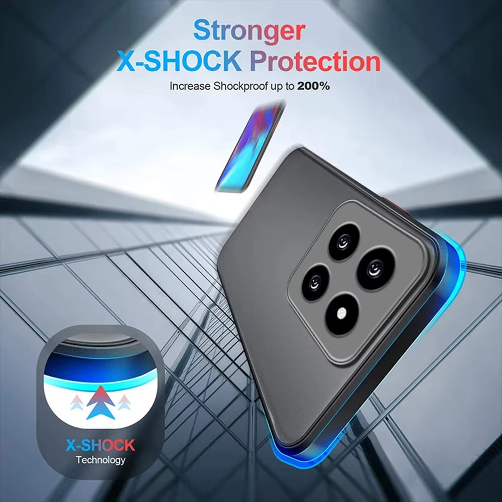 Shockproof Armor Phone Cases for Xiaomi 15T 14T 14 12T 11T 13T Pro 12 13 11 Lite Case Fro Xiaomi 14 13T 14T 15T Pro Matte Cover