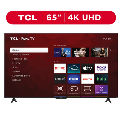 65” Class S4 (65S451) 4K UHD HDR Smart TV with Roku TV